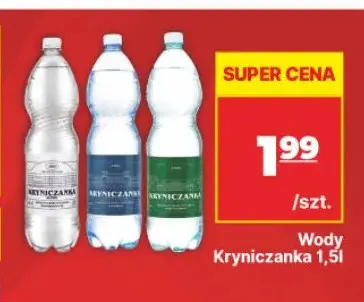 Woda Kryniczanka promocja w API Market