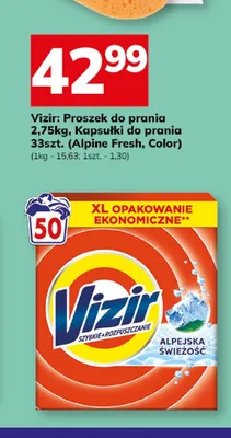 Proszek do prania Vizir Alpejska Świeżość promocja w Hitpol