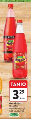 Oranżada Hellena czerwona promocja w Intermarche