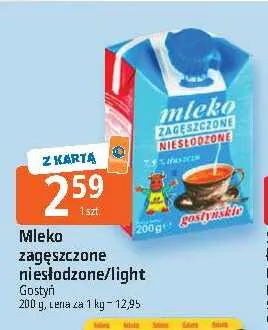 Mleko zagęszczone niesłodzone Gostyń promocja w Leclerc