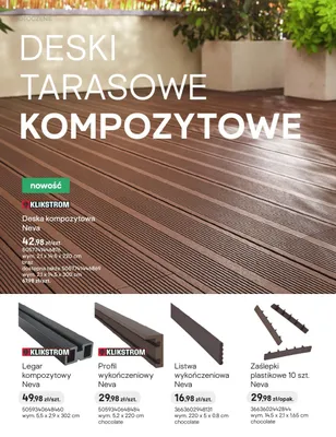 Deska kompozytowa Neva promocja w Castorama