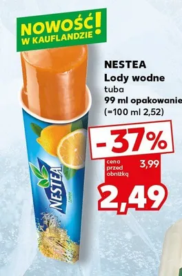 Lody wodne tuba NESTEA promocja w Kaufland