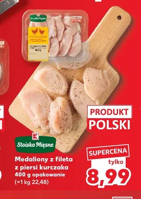 Medaliony z fileta z piersi kurczaka Stoisko Mięsne promocja w Kaufland