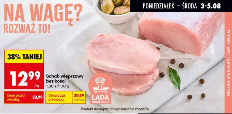 Schab wieprzowy promocja w Biedronka