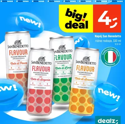 Napój Note di Lime promocja w Dealz