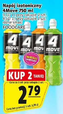 Napój izotoniczny 4Move 750ml różne smaki promocja w Prim Market