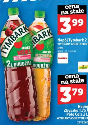 Napój Tymbark jabłko wiśnia promocja w TOPAZ