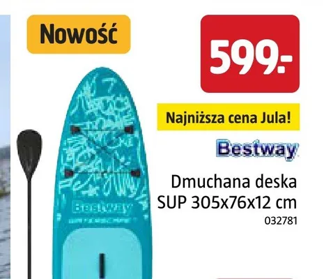 Dmuchana deska SUP Bestway promocja w Jula