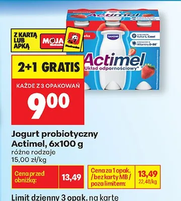 Jogurt probiotyczny układ odpornościowy promocja w Biedronka