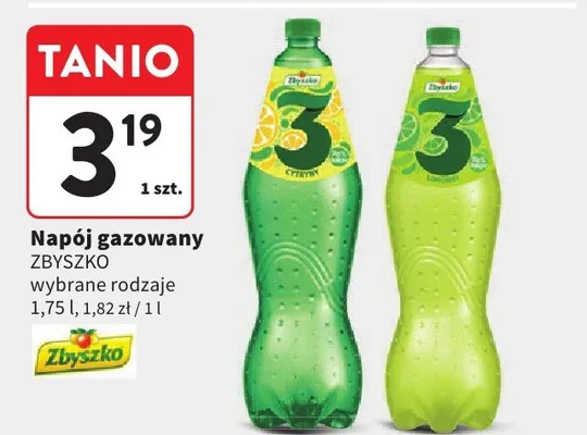 Napój gazowany Zbyszko promocja w Intermarche