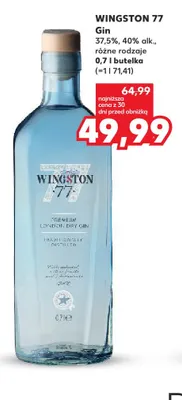 Gin Wingston 77 promocja w Kaufland