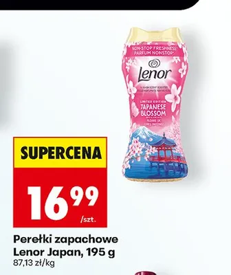 Perełki zapachowe Lenor Japan promocja w Biedronka