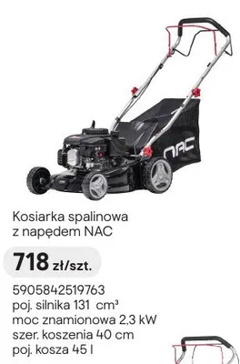 Kosiarka spalinowa z napędem NAC promocja w Castorama