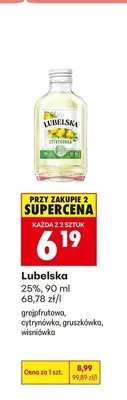 Nalewka Lubelska wiśniówka promocja w Biedronka