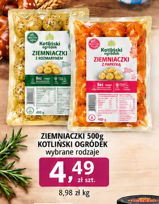 Ziemniaczki z rozmarynem Kotliński Ogródek promocja w emma MARKET