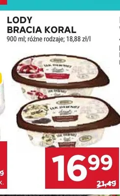 Lody Bracia Koral promocja w Stokrotka