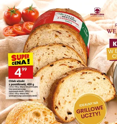 Chleb włoski z pomidorami Białecki promocja w Twój Market