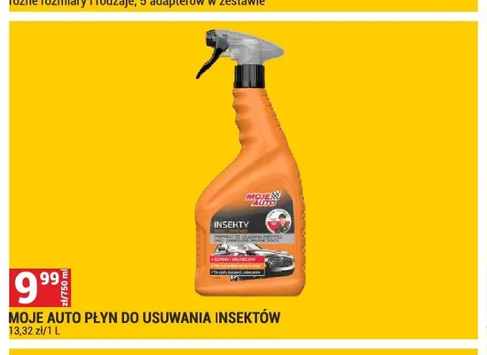 Płyn do usuwania insektów Moje Auto promocja w Merkury Market
