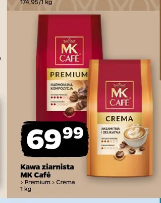 Kawa ziarnista MK Café Premium promocja w Netto