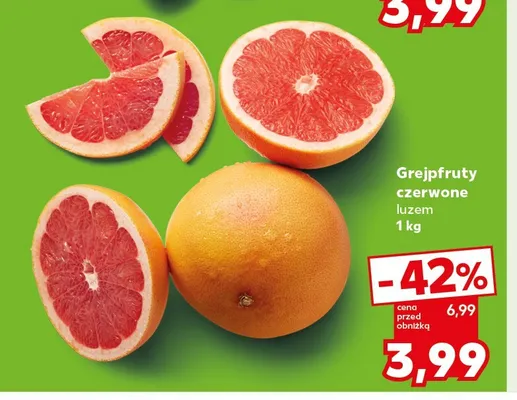 Grejpfruty czerwone promocja w Kaufland