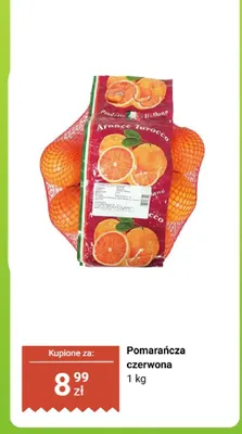 Pomarańcza czerwona promocja w Dino
