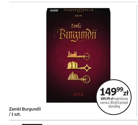 Gra planszowa Zamki Burgundii promocja w Empik