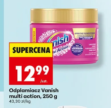 Odplamiacz Vanish Oxi Action promocja w Biedronka