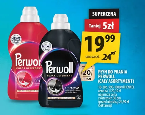 Płyn do prania Perwoll Color Detergent promocja w Arhelan