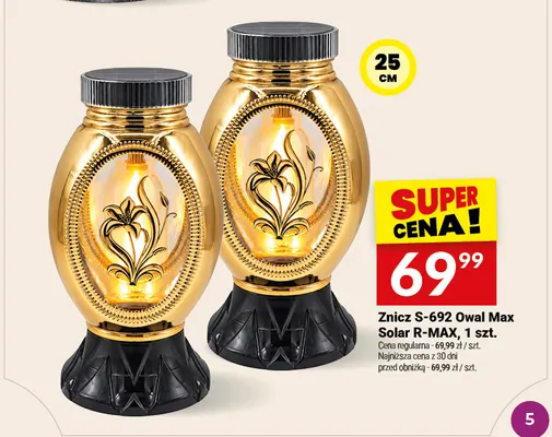 Znicz S-692 Owal Max Solar R-MAX promocja w Twój Market