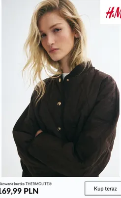 Pikowana kurtka THERMOLITE® H & M promocja w H&M