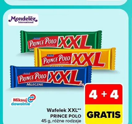 Wafelek Prince Polo XXL mleczne promocja w Carrefour
