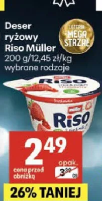 Deser ryżowy Müller Riso promocja w Delikatesy Centrum