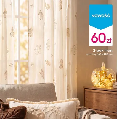 Firany 2-pak promocja w Pepco