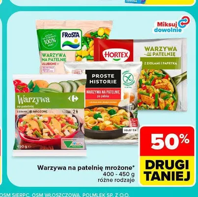 Warzywa na patelnię z ziołami i papryką Hortex promocja w Carrefour Market