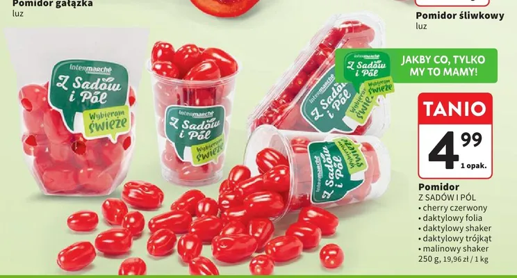Pomidor malinowy shaker Z Sadów i Pól promocja w Intermarche