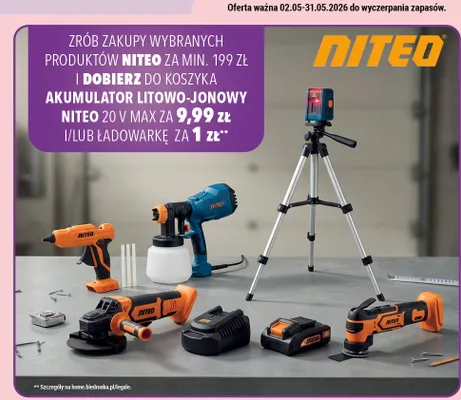 Produkty Niteo promocja w Biedronka Home
