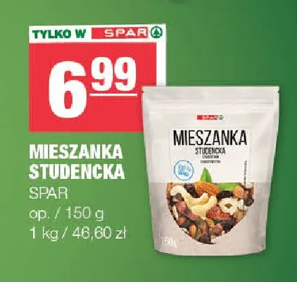 Mieszanka studencka Spar promocja w SPAR