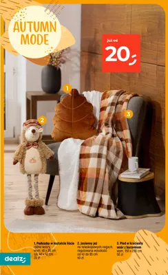 Poduszka w kształcie liścia promocja w Dealz