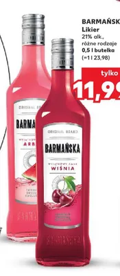 Likier Barmańska Arbuz promocja w Kaufland