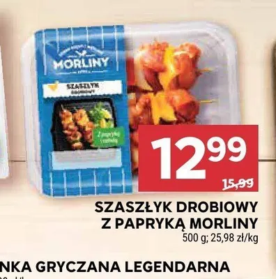 Szaszłyk drobiowy z papryką Morliny promocja w Stokrotka