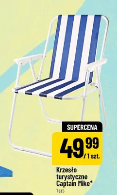 Fotel turystyczny dziecięcy Captain Mike promocja w POLOmarket