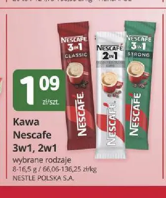 Kawa rozpuszczalna Nescafe 3w1 Classic promocja w Marketvita