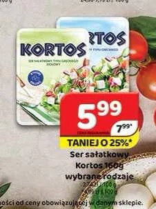 Ser sałatkowy Kortos promocja w Delfin