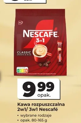 Kawa rozpuszczalna Nescafe 3w1 promocja w Odido