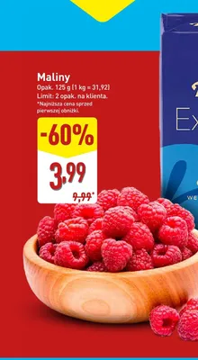 Maliny promocja w Aldi