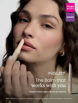 Balsam koloryzujący do ust Inglot Lip Volume promocja w Hebe