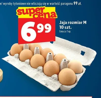 Jaja rozmiar M promocja w TOPAZ