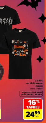 T-shirt na Halloween męski promocja w Carrefour