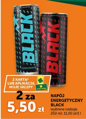 Napój energetyczny Black promocja w Euro Sklep