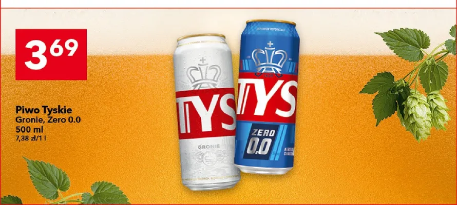Piwo bezalkoholowe Tyskie promocja w LEWIATAN